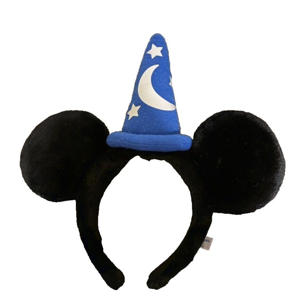 Tokyo Disney Resort Sorcerer Mickey Headband Adult One Size Black Blue